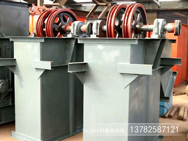 環(huán)鏈、皮帶提升機(jī)挖料式提升機(jī)料斗改造